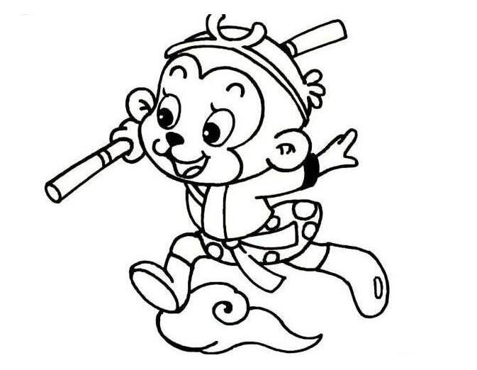 孫悟空與筋斗云怎么畫,孫悟空與筋斗云的<a href=http://www.inspiredelm.com/ertonghua/ target=_blank class=infotextkey>兒童畫</a>