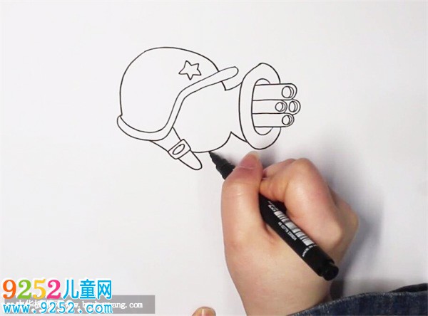 機(jī)槍射手怎么畫