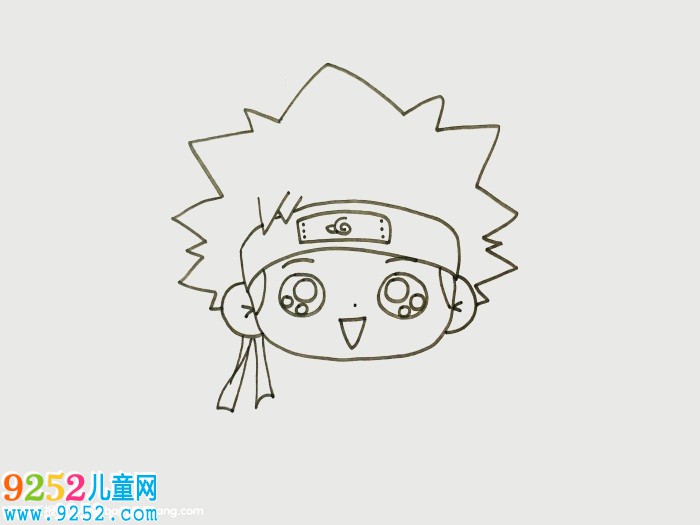 鳴人怎么畫全身