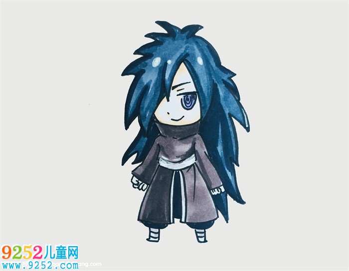 宇智波斑怎么畫