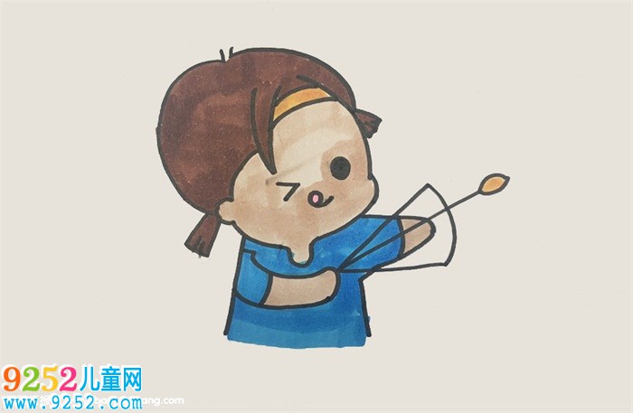 射手座公主怎么畫