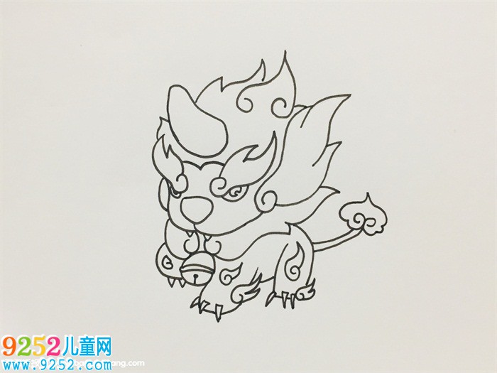 年獸怎么畫