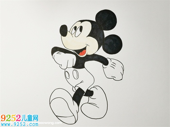 米奇<a href=http://www.inspiredelm.com/jianbihua/ target=_blank class=infotextkey>簡筆畫</a>步驟