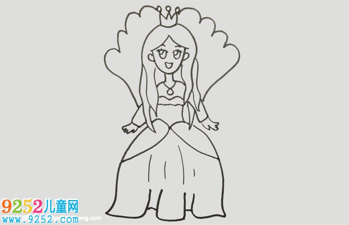 芭比公主怎么畫