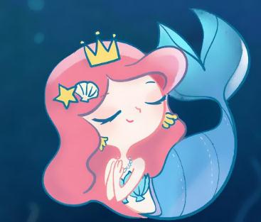 美人魚怎么畫_美人魚的簡筆畫畫法步驟教程