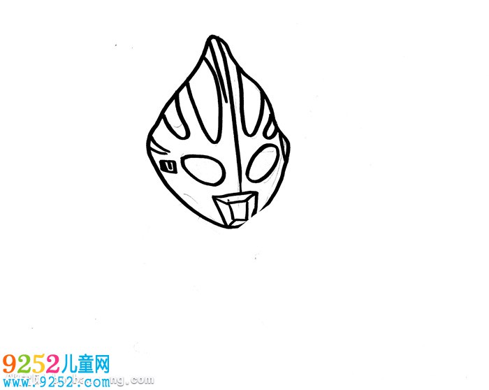 畫(huà)有簡(jiǎn)單又帥的奧特曼