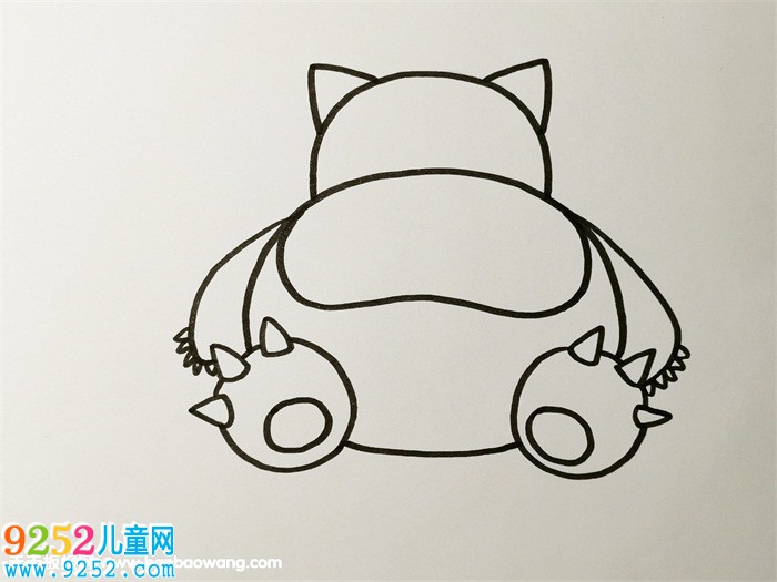 神奇寶貝卡比獸怎么畫(huà)