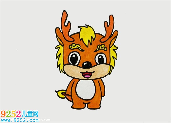 簡單的麒麟怎么畫