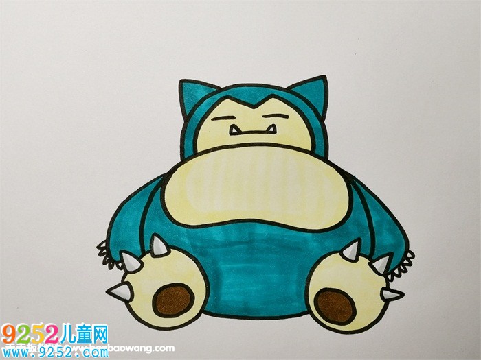 神奇寶貝卡比獸怎么畫(huà)