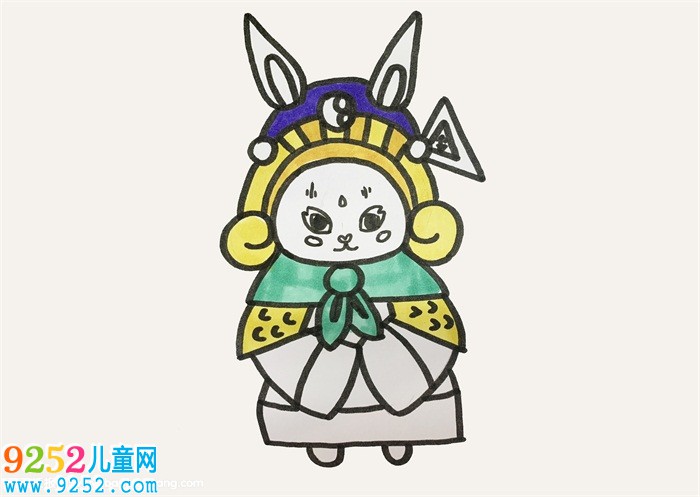 兔兒爺怎么畫