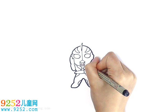 泰迦奧特曼怎么畫