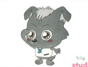 小灰灰簡筆畫