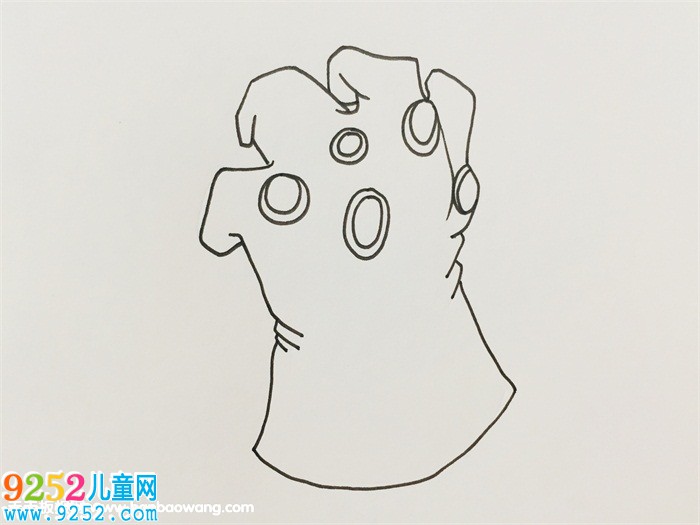 滅霸手套怎么畫(huà)一步一步教