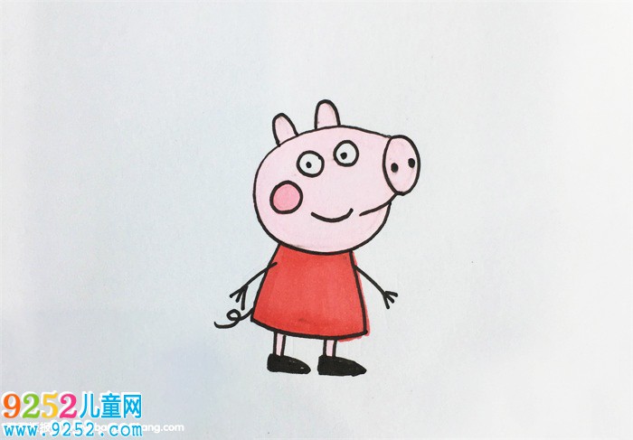 小豬佩奇畫法