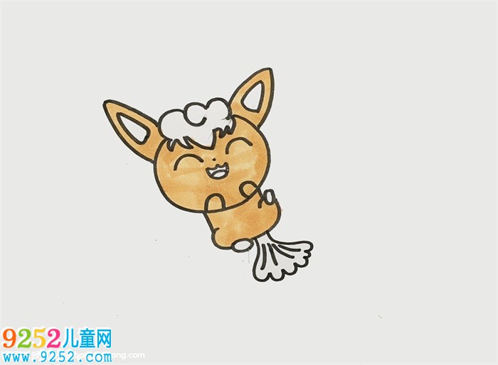 六尾怎么畫一步一步教，簡單六尾<a href=http://www.inspiredelm.com/jianbihua/ target=_blank class=infotextkey>簡筆畫</a>
