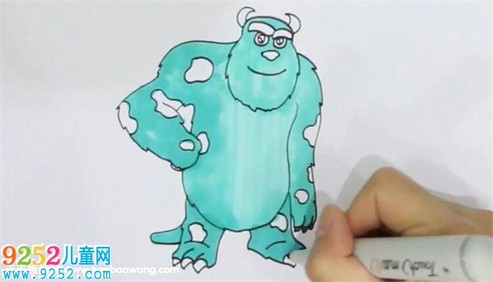 怪獸大學(xué)蘇利文<a href=http://www.inspiredelm.com/jianbihua/ target=_blank class=infotextkey>簡筆畫</a>