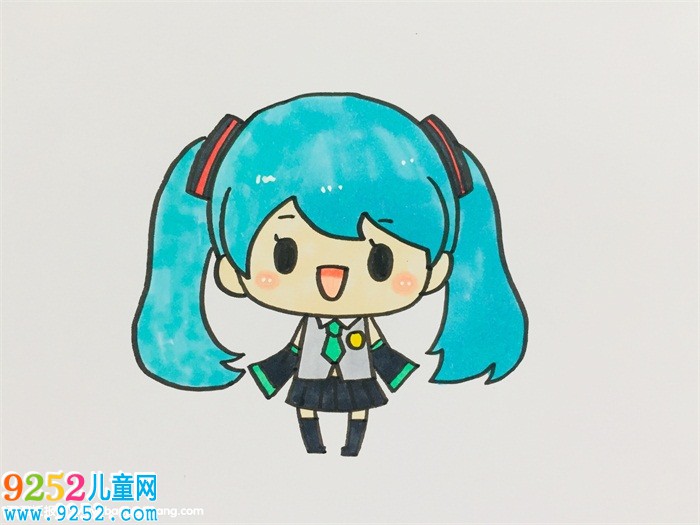 初音怎么畫全身