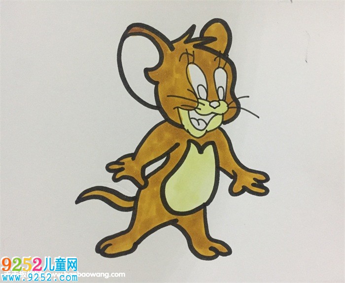 老鼠杰瑞怎么畫
