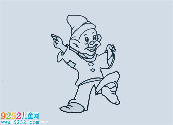 小矮人簡單畫法