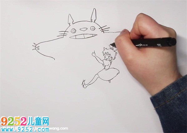 小梅和龍貓<a href=http://www.inspiredelm.com/jianbihua/ target=_blank class=infotextkey>簡(jiǎn)筆畫(huà)</a>