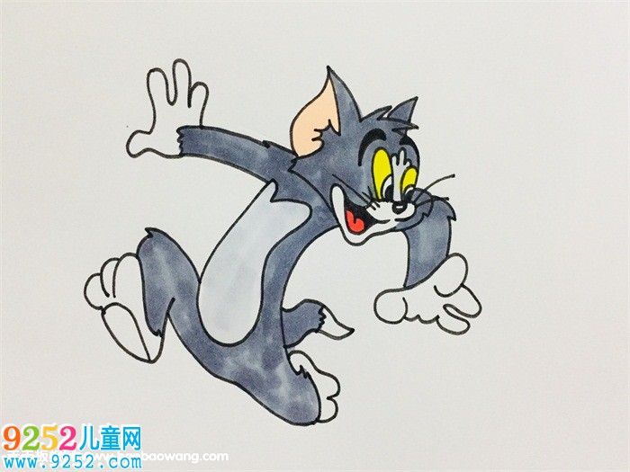 湯姆貓<a href=http://www.inspiredelm.com/jianbihua/ target=_blank class=infotextkey>簡筆畫</a>步驟