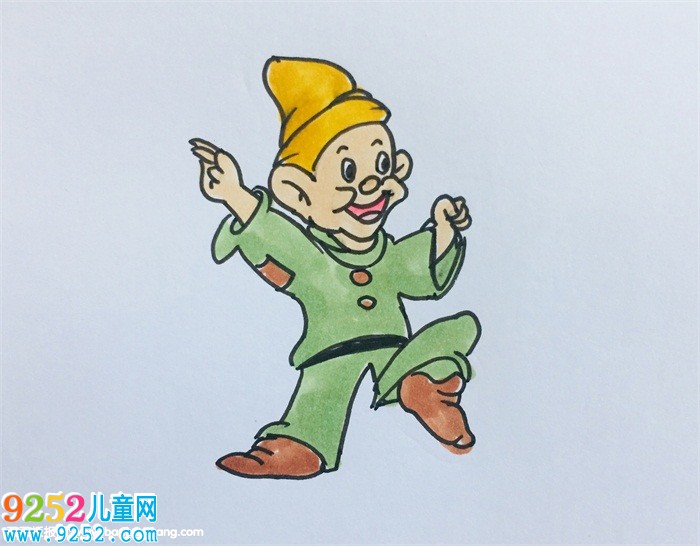 小矮人簡單畫法