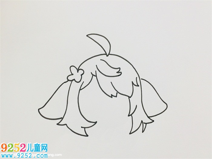 一步一步教畫涂山蘇蘇