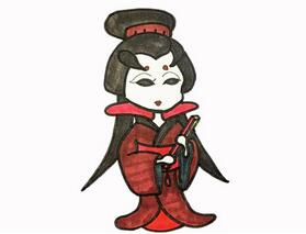 紅蝶怎么畫簡筆