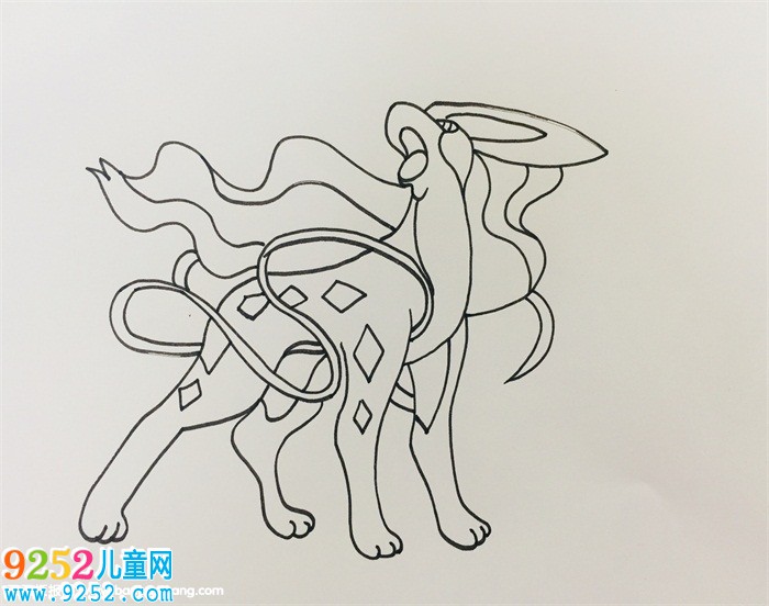 神奇寶貝水君怎么畫