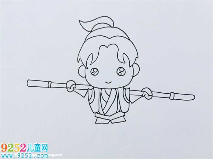 至尊寶<a href=http://www.inspiredelm.com/jianbihua/ target=_blank class=infotextkey>簡筆畫</a>步驟