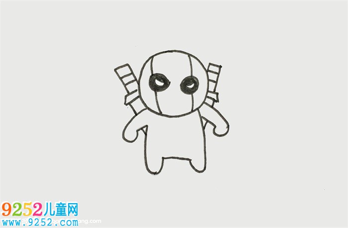 死侍全身怎么畫