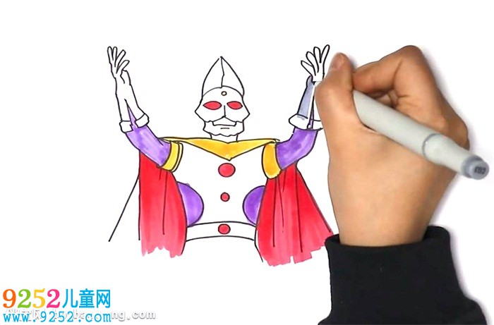 怎么畫奧特曼之王