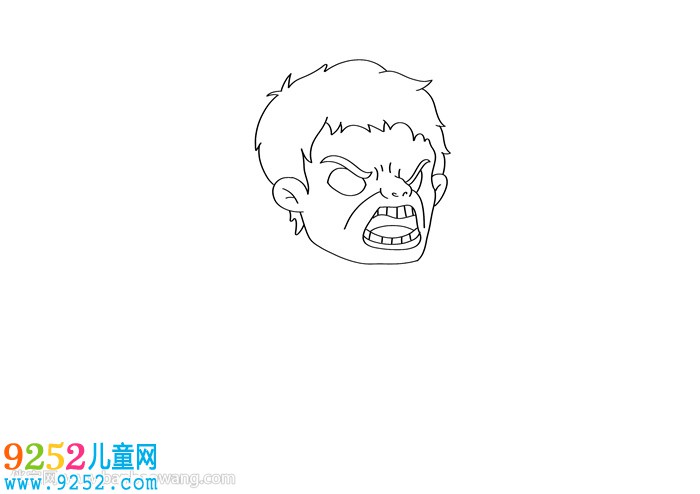 綠巨人浩克怎么畫