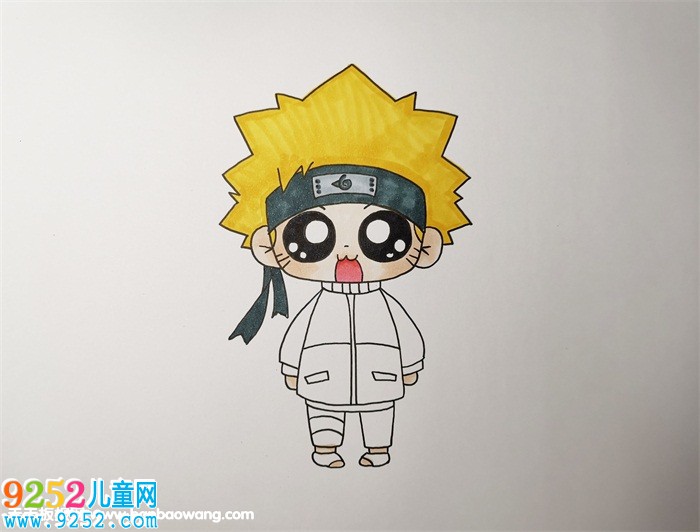 鳴人怎么畫<a href=http://www.inspiredelm.com/jianbihua/ target=_blank class=infotextkey>簡筆畫</a>步驟