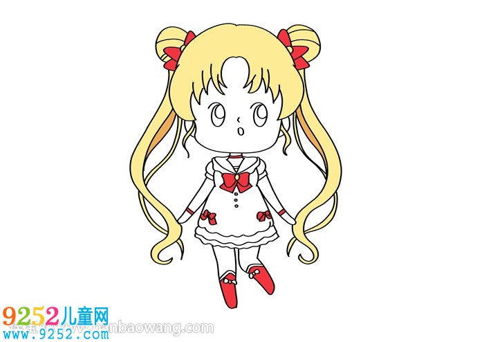 一步一步畫美少女