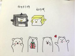 幼兒動(dòng)物簡(jiǎn)筆畫(huà)素材，萌萌噠小動(dòng)物