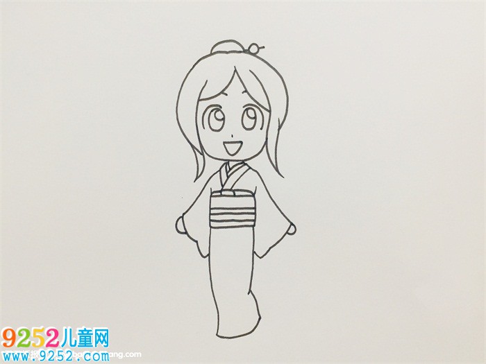 漫畫和服怎么畫