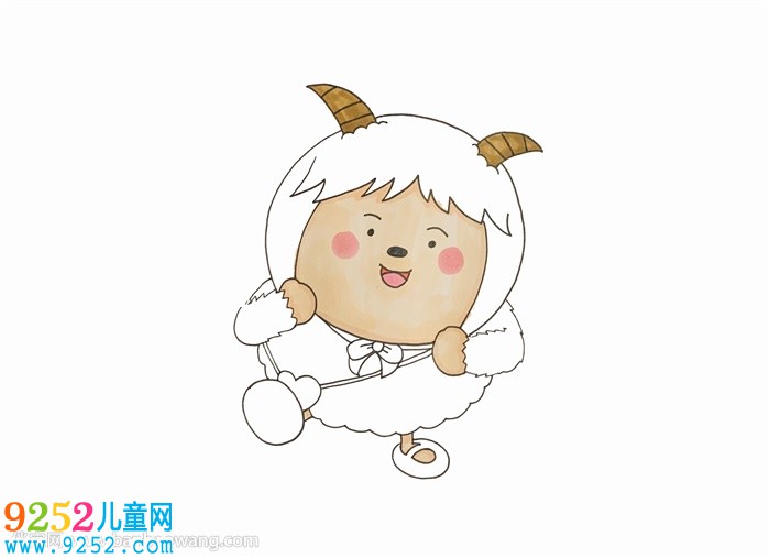 暖羊羊怎么畫