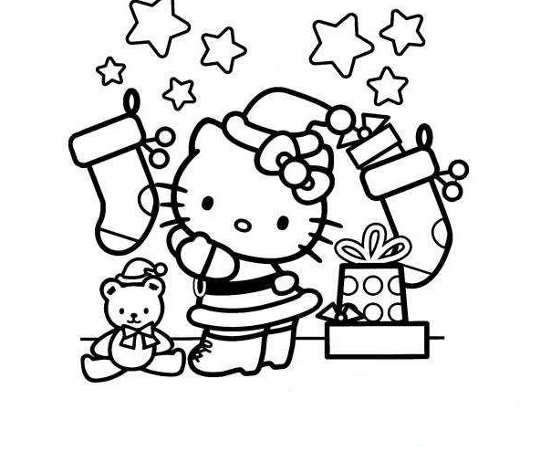慶祝萬圣節(jié)的凱蒂貓<a href=http://www.inspiredelm.com/jianbihua/ target=_blank class=infotextkey>簡(jiǎn)筆畫</a>圖片欣賞