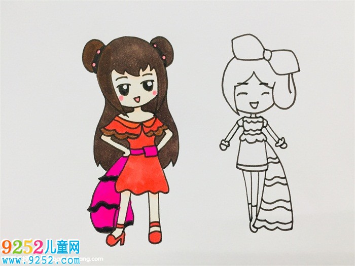 齊哪和菲靈怎么畫