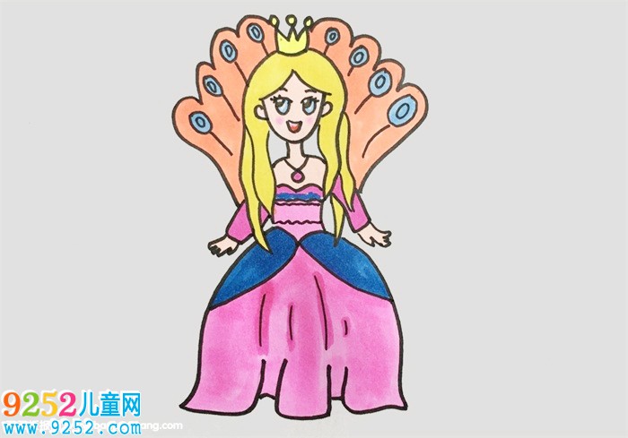 芭比公主怎么畫