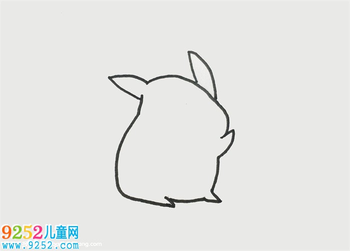 皮卡丘簡筆一步一步畫