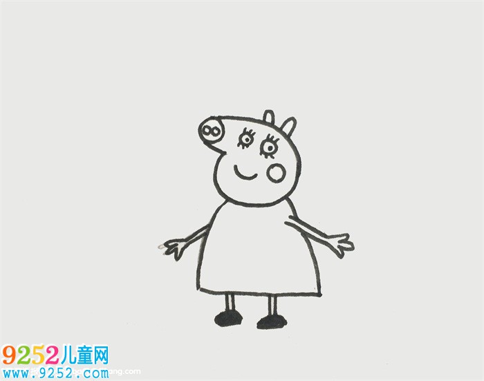 豬媽媽怎么畫
