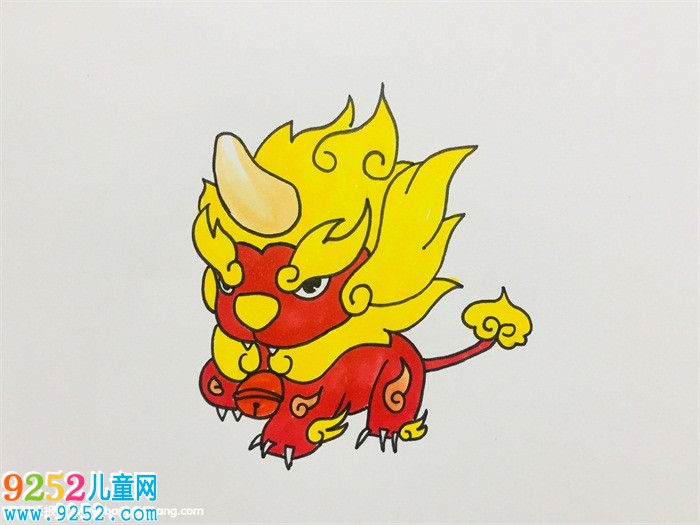 年獸怎么畫