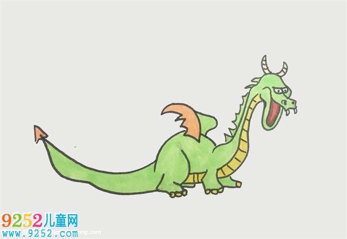 怎樣畫帥氣的飛龍