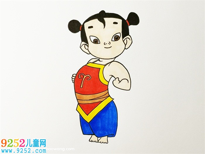 哪吒<a href=http://www.inspiredelm.com/jianbihua/ target=_blank class=infotextkey>簡筆畫</a>步驟