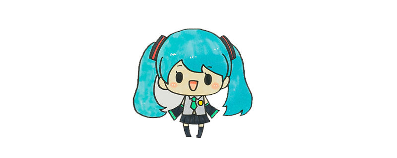 初音怎么畫全身