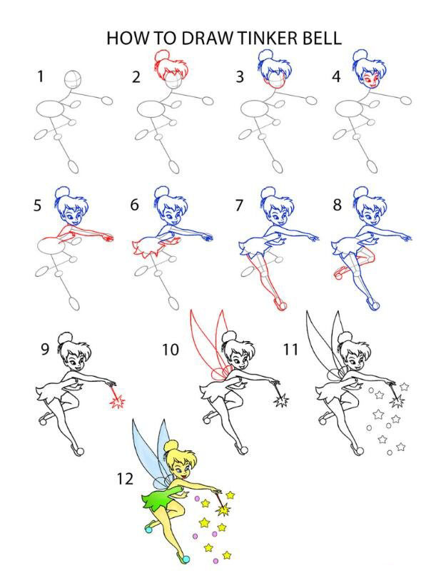 教你奇妙仙子怎么畫-卡通人物<a href=http://www.inspiredelm.com/jianbihua/ target=_blank class=infotextkey>簡筆畫</a>步驟