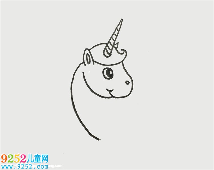 可愛的小獨(dú)角獸怎么畫