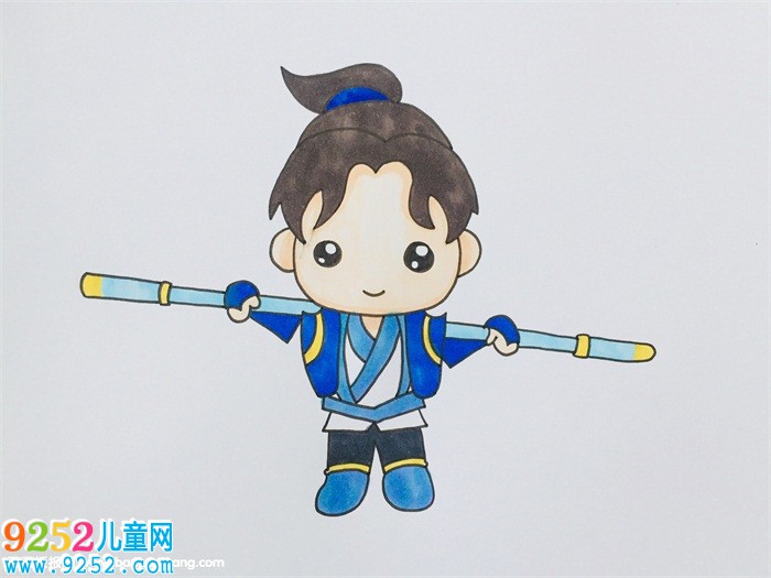 至尊寶<a href=http://www.inspiredelm.com/jianbihua/ target=_blank class=infotextkey>簡筆畫</a>步驟